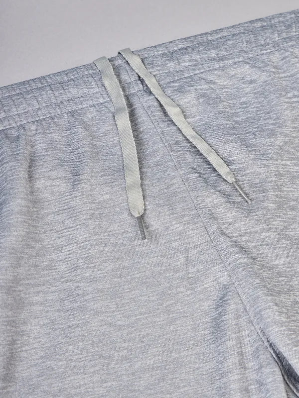 Men Melange Slim Fit Shorts with TECHNO DRY - Image 9