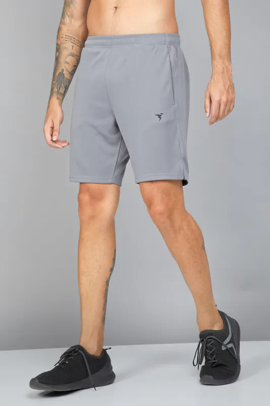 Men Solid Slim Fit Shorts with TECHNO DRY - Image 4