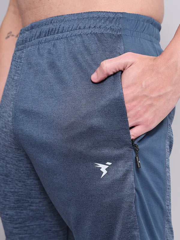 Men Melange Slim Fit Shorts with TECHNO DRY - Image 7