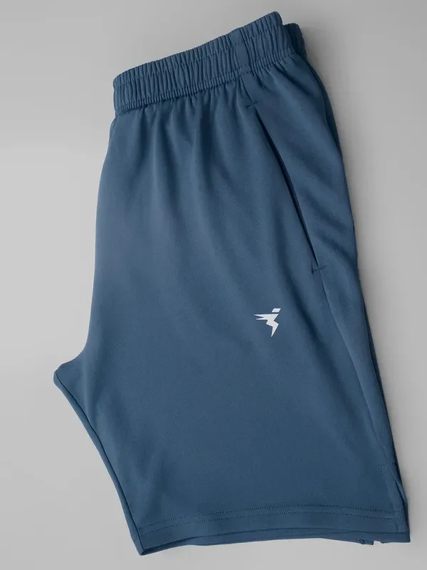 Men Solid Slim Fit Shorts with TECHNO DRY - Image 8