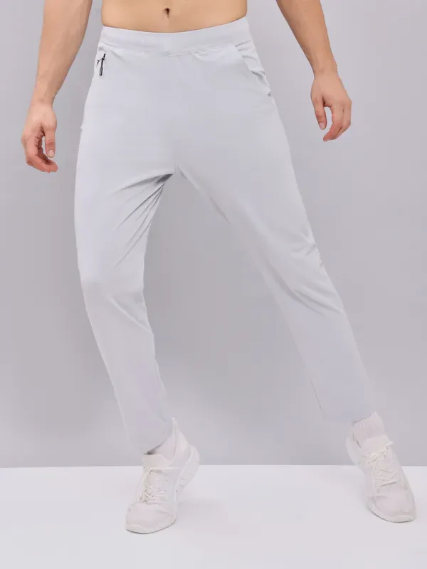 Men Solid Relax Fit Trackpants with ELASTO PLUS - Image 7