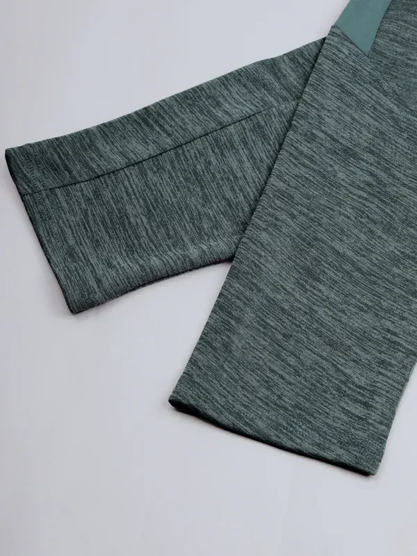 Men Melange Slim Fit Trackpants with TECHNO DRY - Image 9