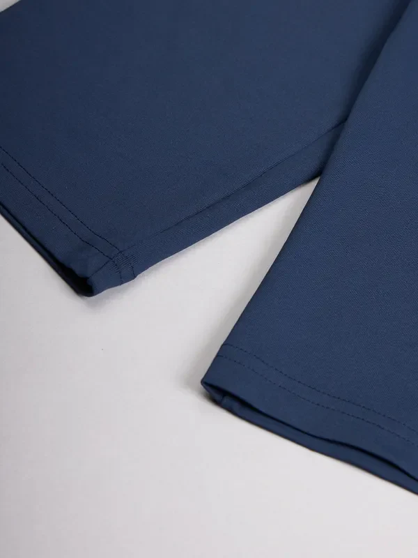 Men Solid Relax Fit Trackpants with ELASTO PLUS - Image 3