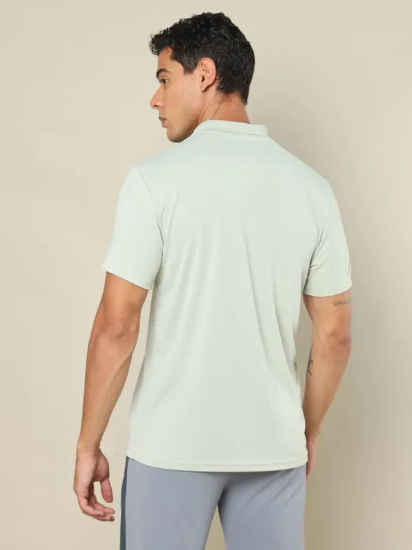 Men Colorblock Slim Fit Polo T-shirt with TECHNO COOL+ - Image 5