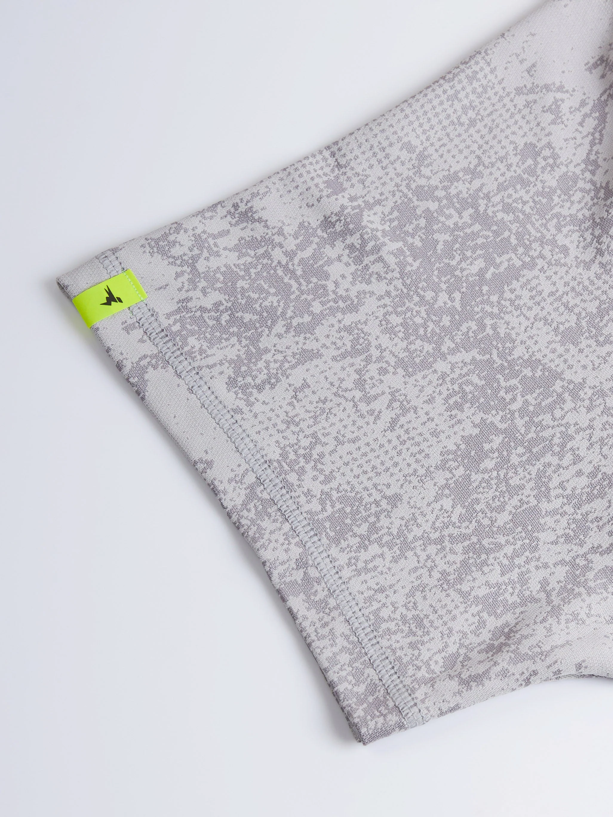 Men Jacquard Slim Fit Crew Neck T-shirt with DOUBLE COOL - Image 8