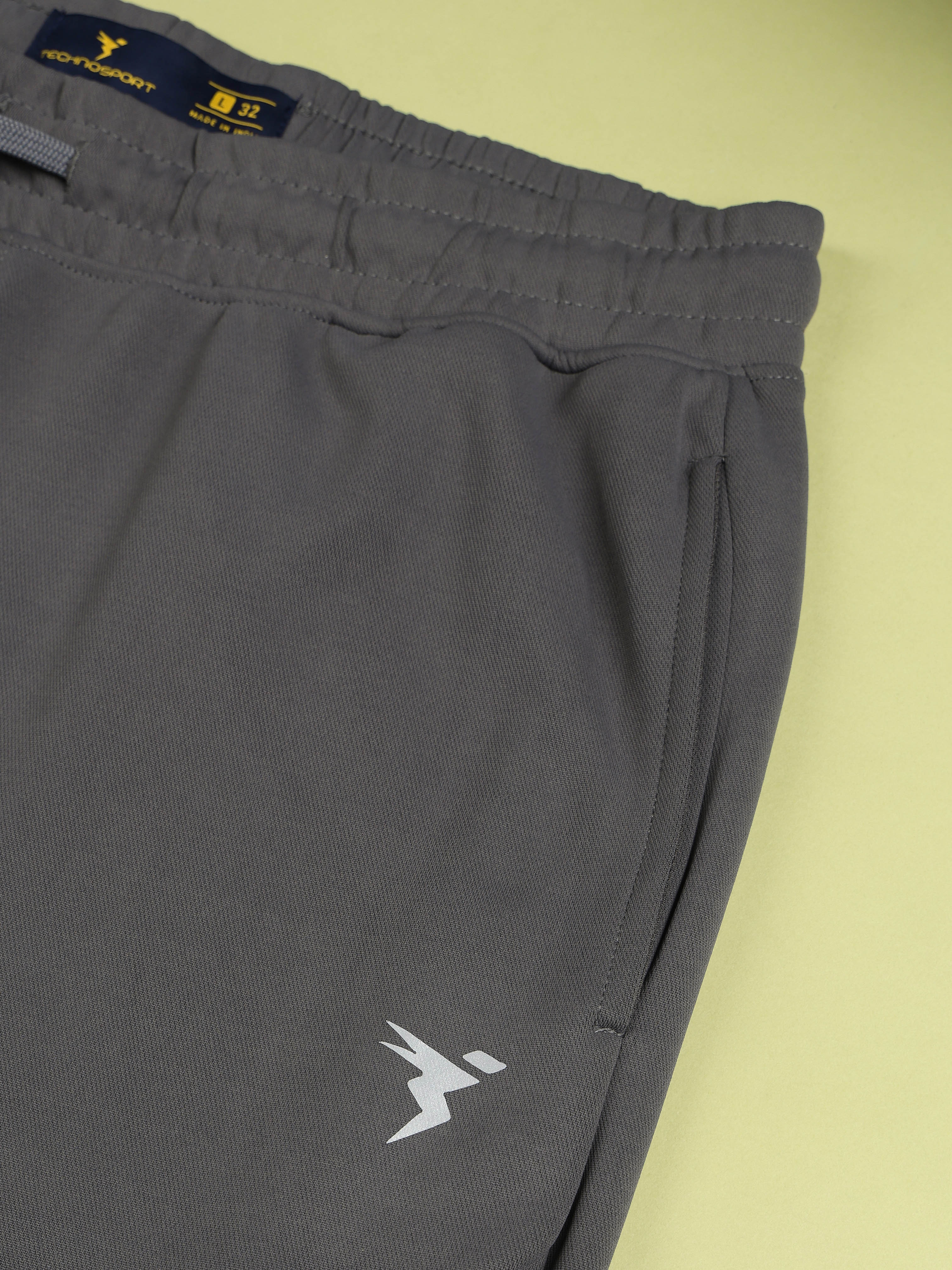 Men Solid Slim Fit Trackpants with ELASTO PLUS - Image 8
