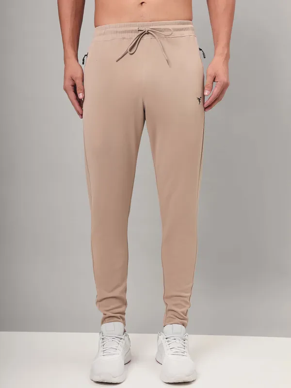 Men Solid Slim Fit Trackpants with ELASTO PLUS - Image 6