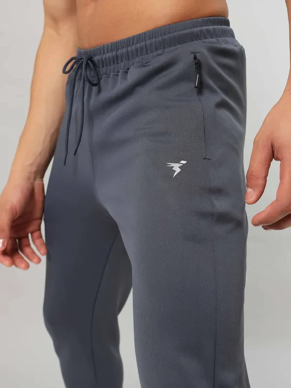 Men Solid Slim Fit Trackpants with ELASTO PLUS - Image 6