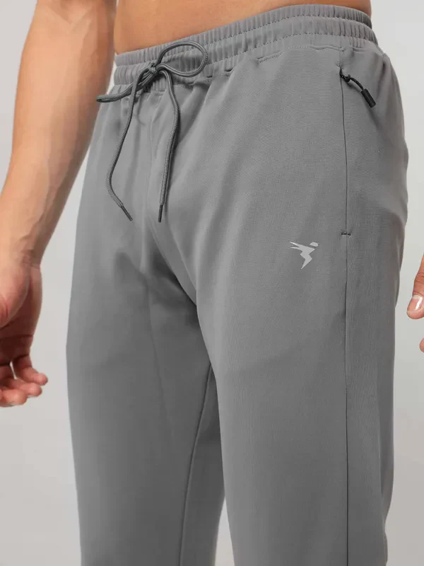 Men Solid Slim Fit Trackpants with ELASTO PLUS - Image 6
