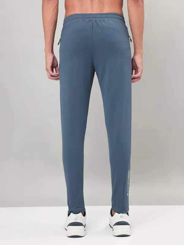 Men Solid Slim Fit Trackpants with ELASTO PLUS - Image 3
