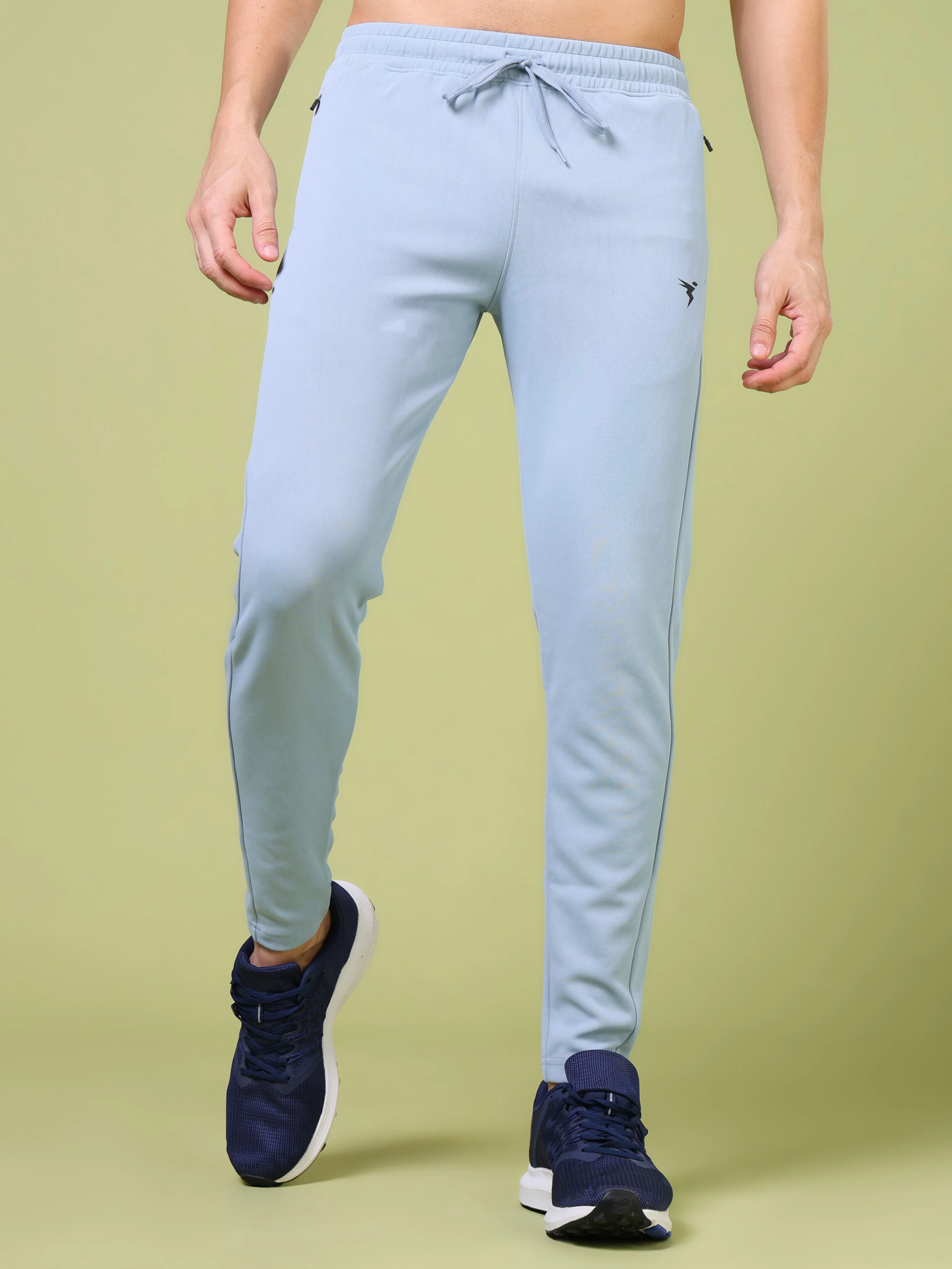 Men Solid Slim Fit Trackpants with ELASTO PLUS - Image 2