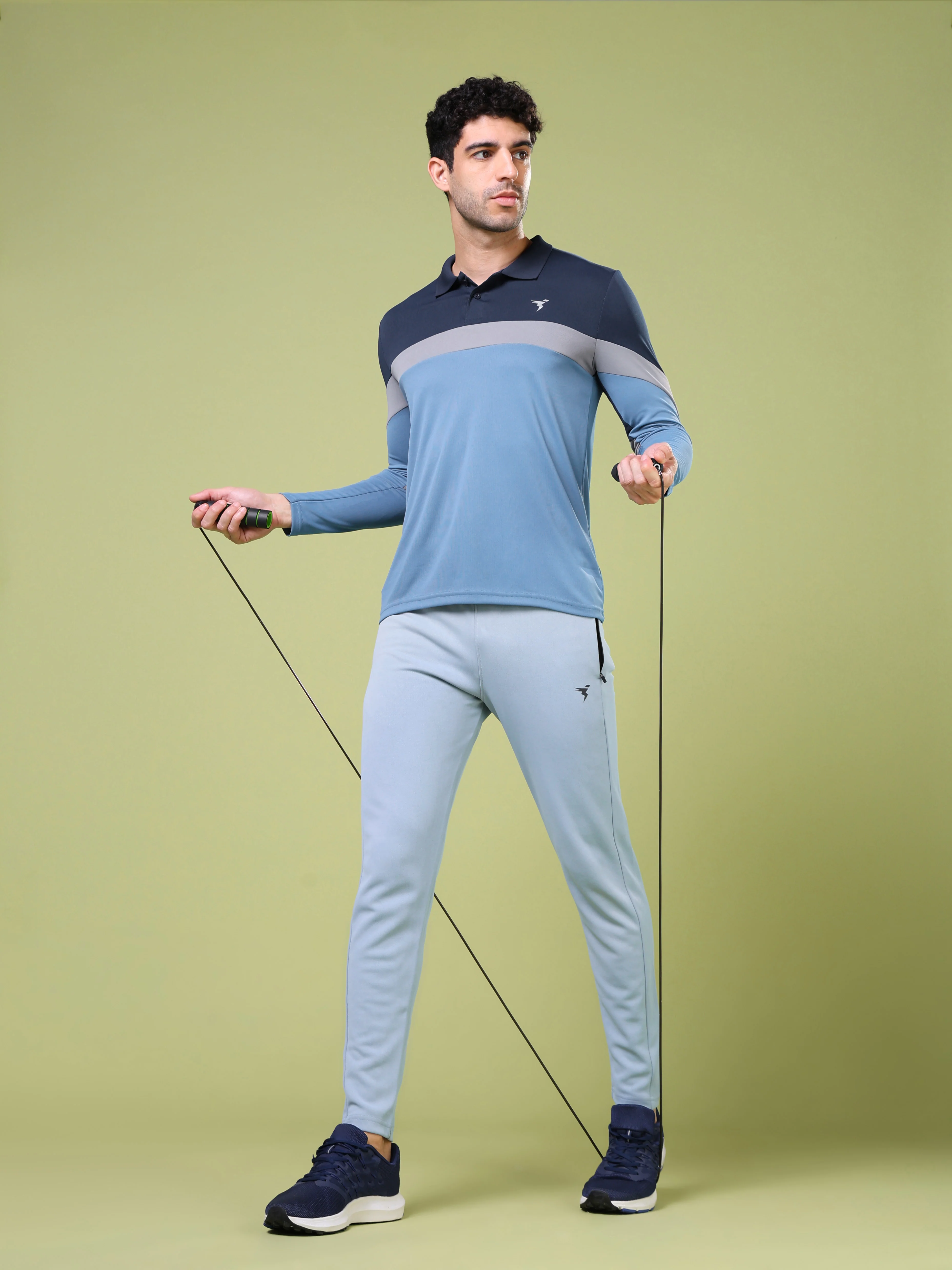 Men Solid Slim Fit Trackpants with ELASTO PLUS - Image 5