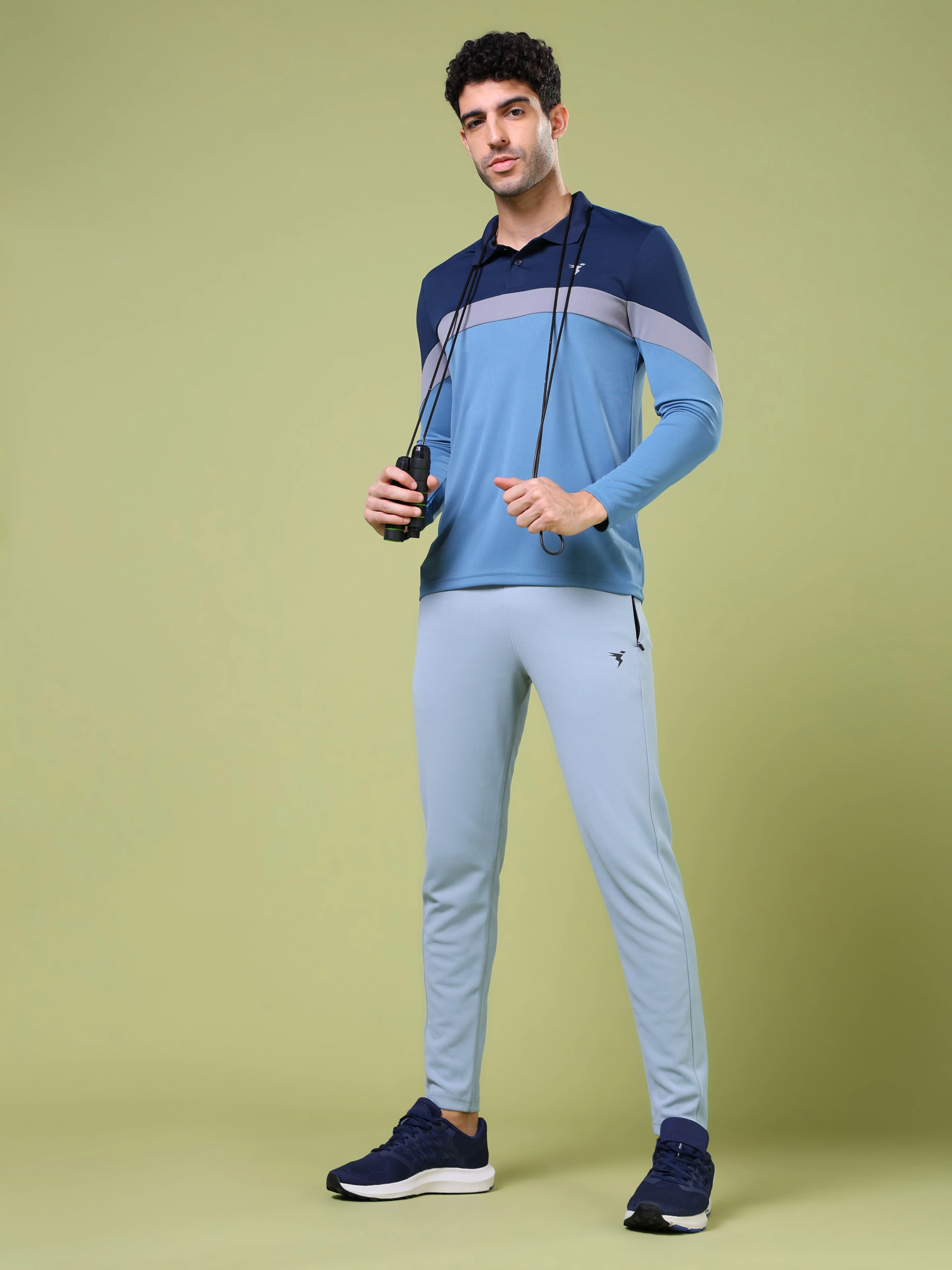 Men Solid Slim Fit Trackpants with ELASTO PLUS - Image 8