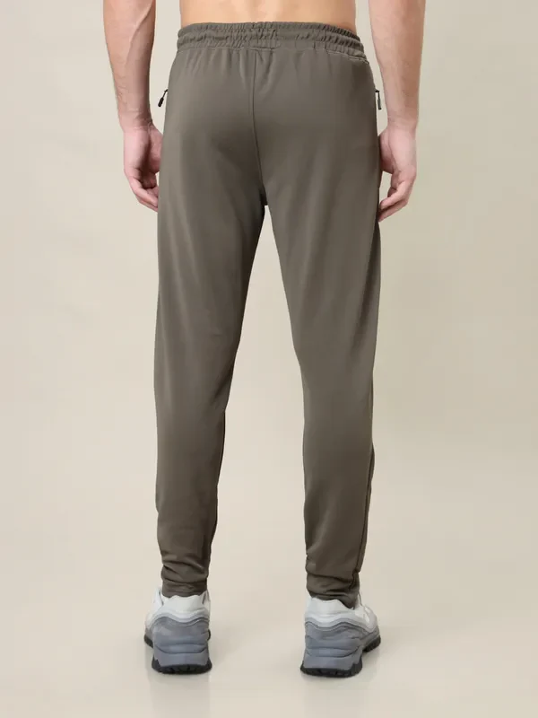 Men Solid Slim Fit Trackpants with ELASTO PLUS - Image 3