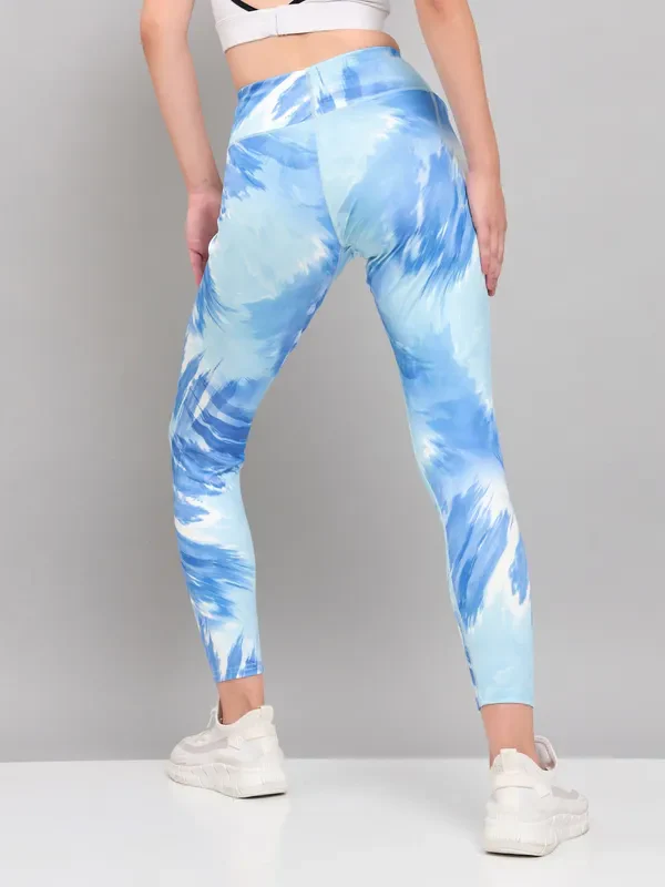 Women Printed Slim Fit Tights with ELASTO PLUS - Image 8
