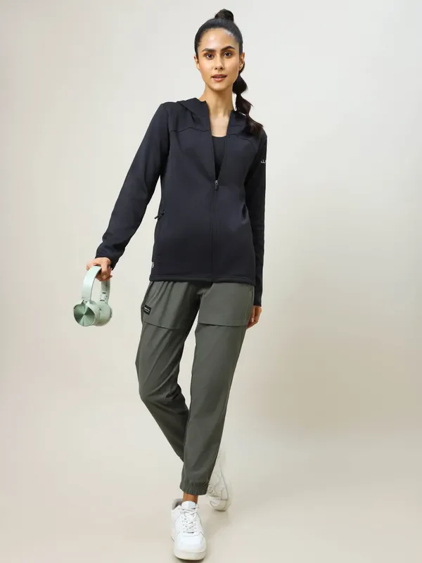 Women Solid Slim Fit Hooded Jacket with TECHNO WARM+ - Image 7