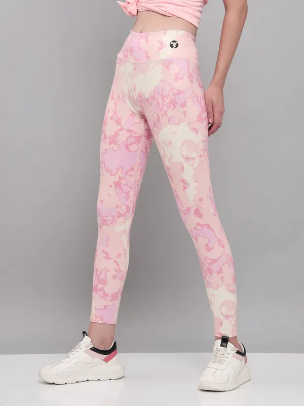 Women Printed Slim Fit Tights with ELASTO PLUS - Image 11