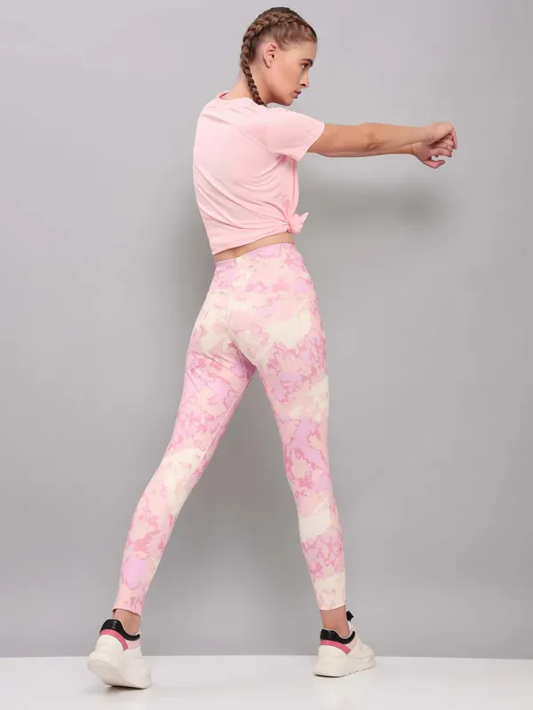 Women Printed Slim Fit Tights with ELASTO PLUS - Image 7