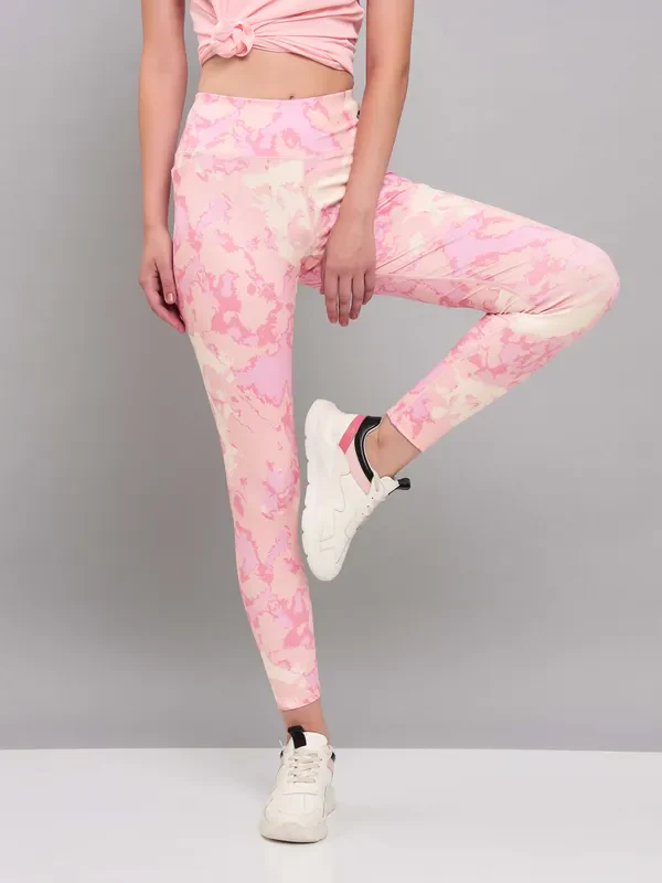 Women Printed Slim Fit Tights with ELASTO PLUS - Image 9