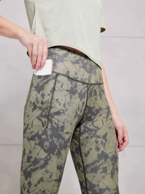 Women Printed Slim Fit Tights with ELASTO PLUS - Image 8
