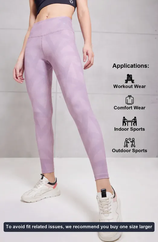 Women Printed Slim Fit Tights with ELASTO PLUS - Image 6