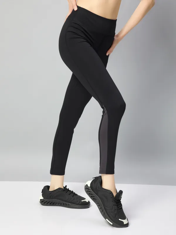 Women Solid Slim Fit Tights with ELASTO PLUS - Image 7
