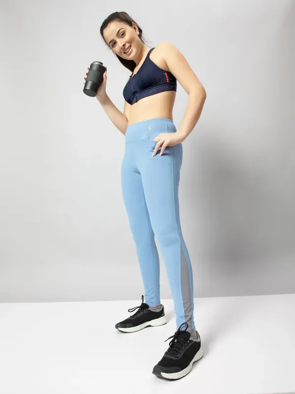 Women Solid Slim Fit Tights with ELASTO PLUS - Image 3