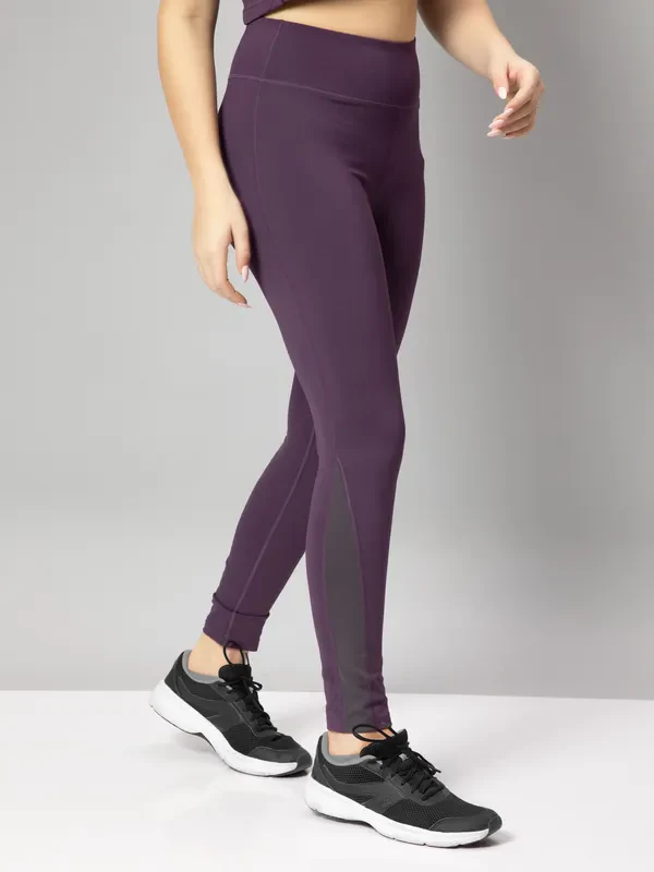Women Solid Slim Fit Tights with ELASTO PLUS - Image 3