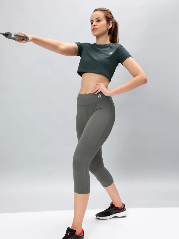 Women Solid Slim Fit Tights with ELASTO PLUS - Image 6