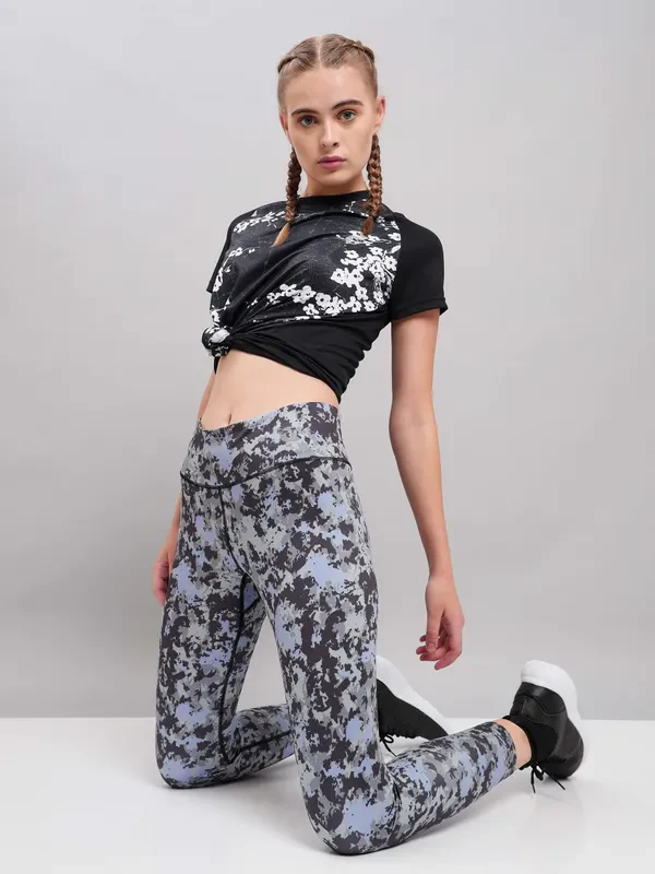 Women Printed Slim Fit Tights with ELASTO PLUS - Image 14