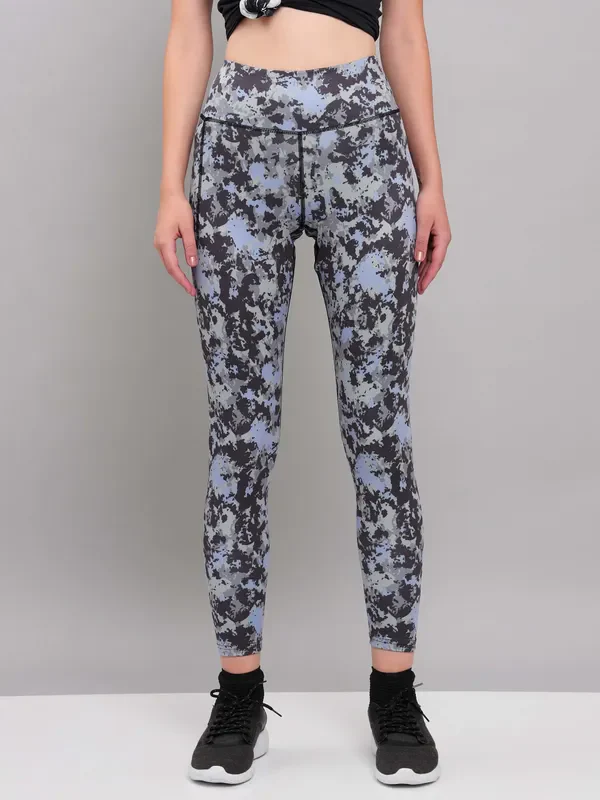 Women Printed Slim Fit Tights with ELASTO PLUS - Image 3