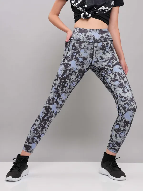 Women Printed Slim Fit Tights with ELASTO PLUS - Image 7