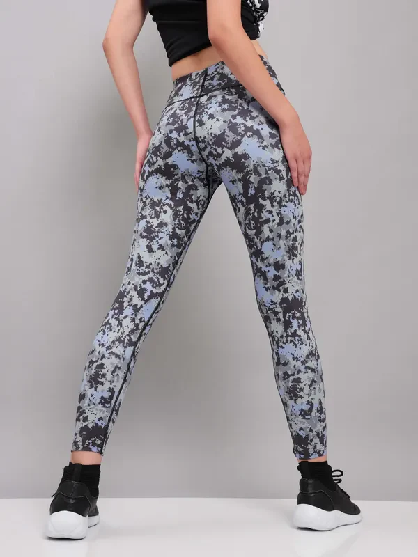 Women Printed Slim Fit Tights with ELASTO PLUS - Image 8