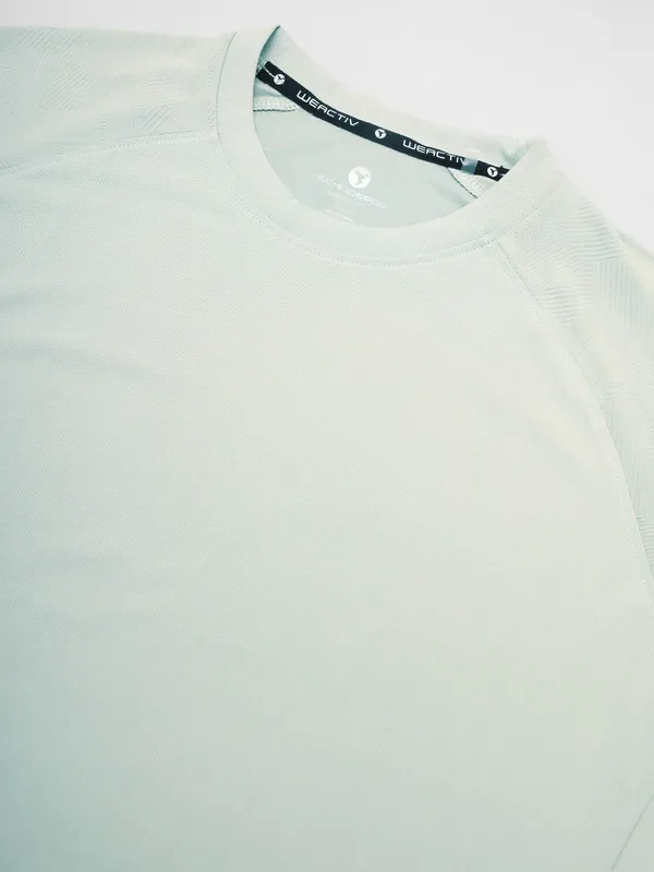 Women Solid Slim Fit Crew Neck T-shirt with TECHNO COOL+ - Image 7