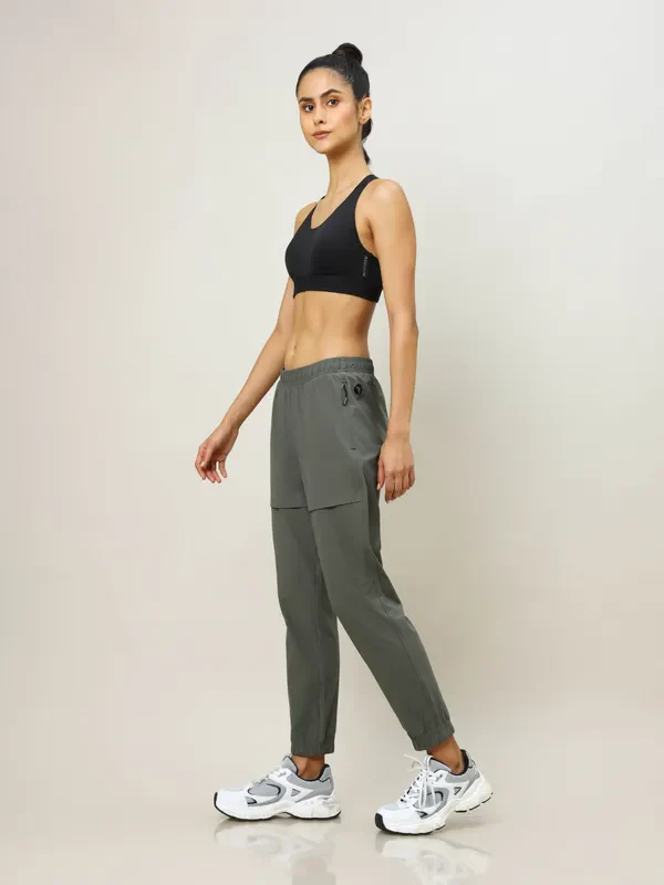 Women Solid Relax Fit Joggers with DURACOOL+ - Image 5
