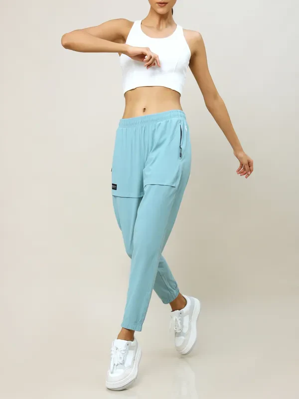 Women Solid Relax Fit Joggers with DURACOOL+ - Image 8