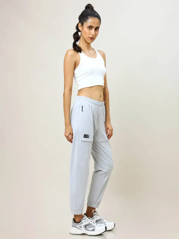 Women Solid Relax Fit Joggers with DURACOOL+ - Image 5