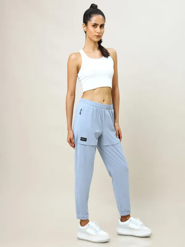 Women Solid Relax Fit Joggers with DURACOOL+ - Image 6