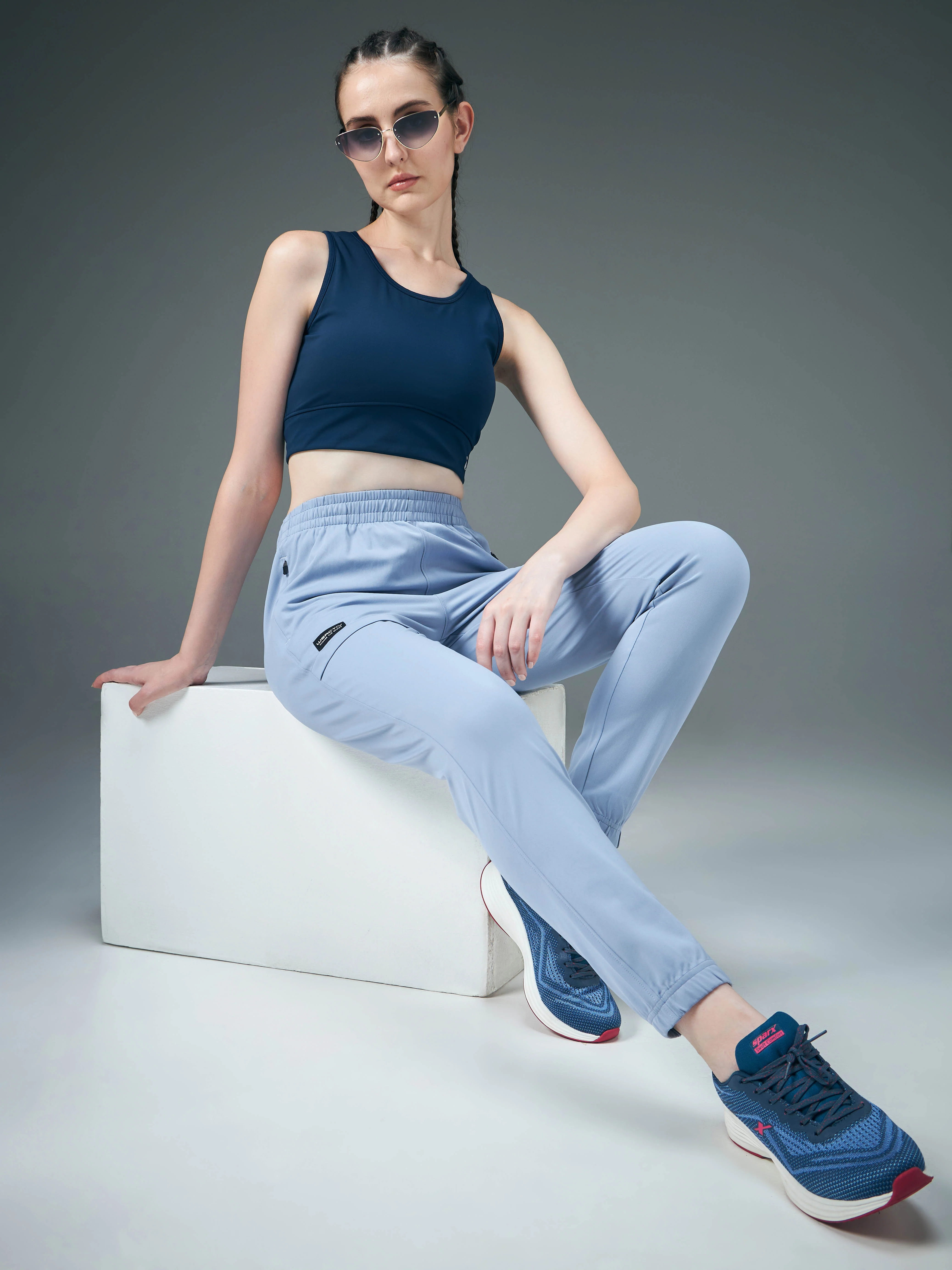 Women Solid Relax Fit Joggers with DURACOOL+ - Image 4