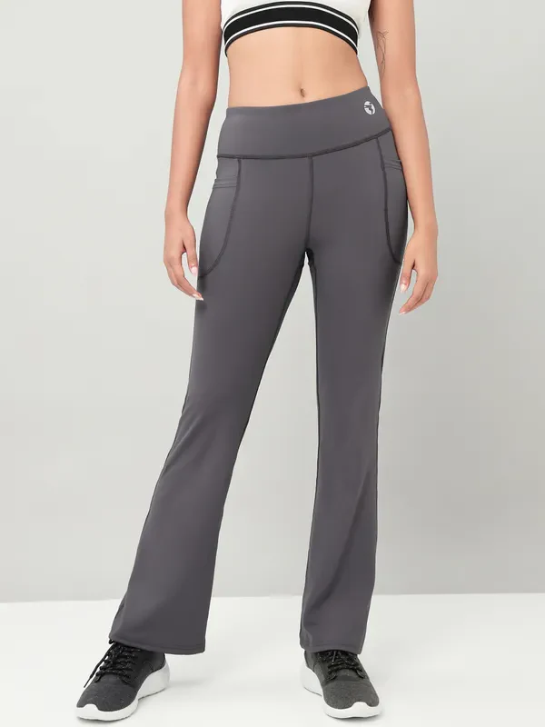 Women Solid Fit & Flare Pants with ELASTO PLUS - Image 3