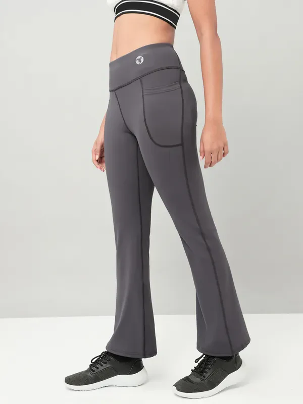 Women Solid Fit & Flare Pants with ELASTO PLUS - Image 4