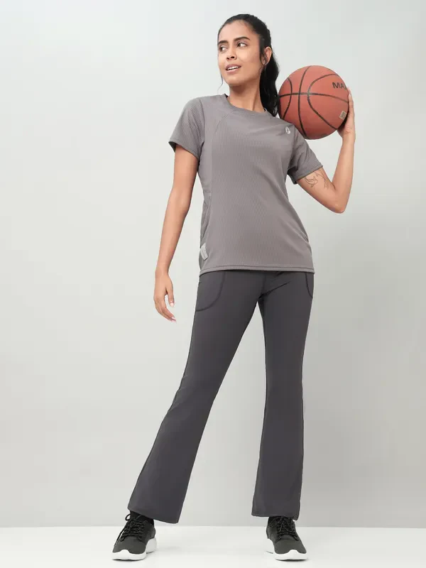Women Solid Fit & Flare Pants with ELASTO PLUS - Image 5