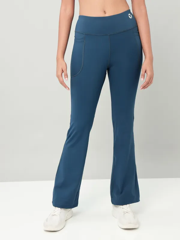 Women Solid Fit & Flare Pants with ELASTO PLUS - Image 6