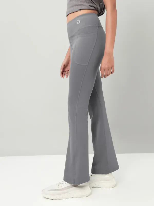 Women Solid Fit & Flare Pants with ELASTO PLUS - Image 3