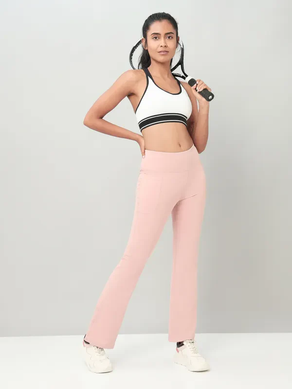 Women Solid Fit & Flare Pants with ELASTO PLUS - Image 4