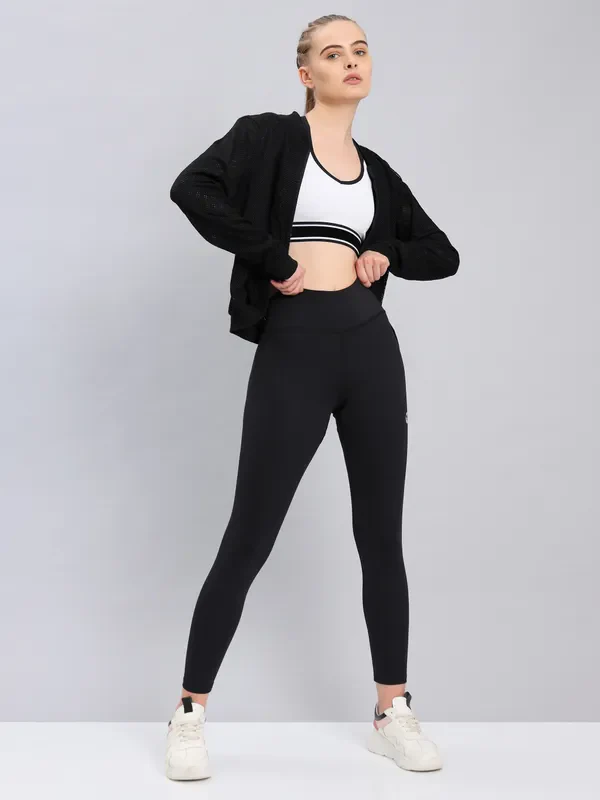 Women Solid Slim Fit Tights with ELASTO PLUS - Image 6