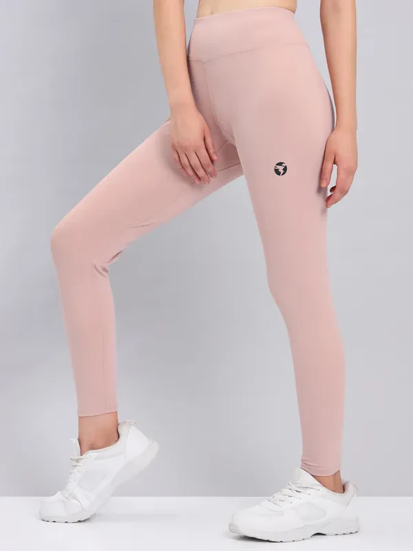 Women Solid Slim Fit Tights with ELASTO PLUS