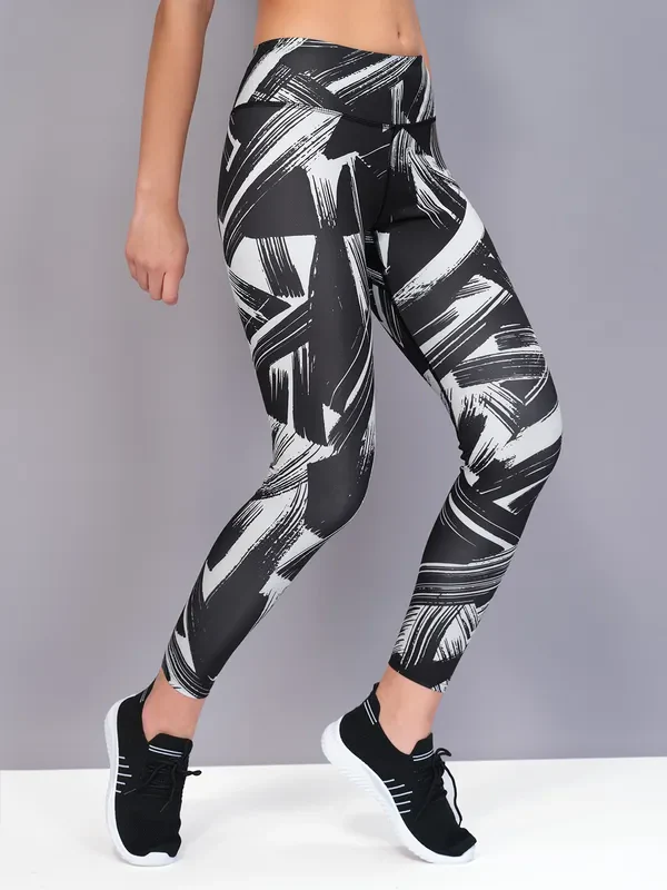 Women Printed Slim Fit Tights with TECHNO COOL - Image 3
