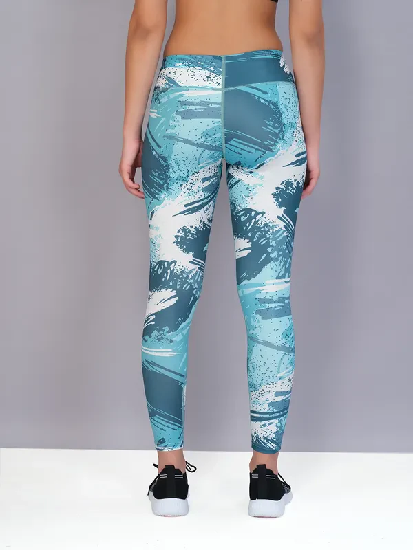 Women Printed Slim Fit Tights with TECHNO COOL - Image 5