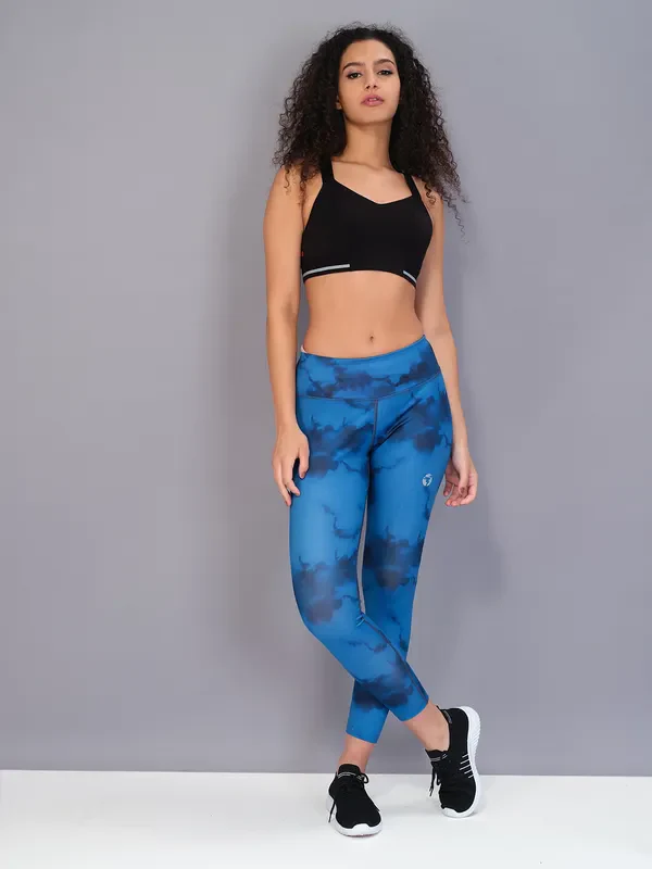 Women Printed Slim Fit Tights with TECHNO COOL - Image 2